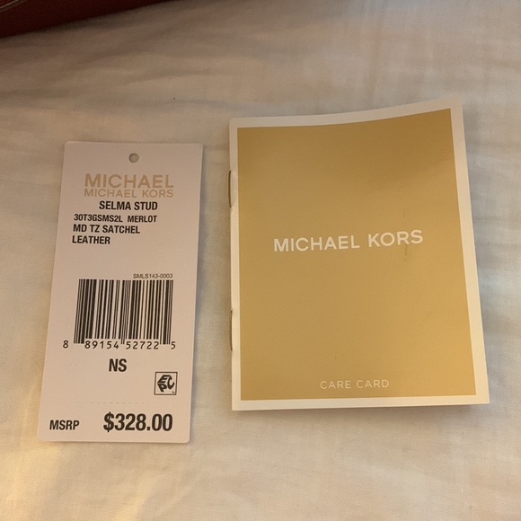 Michael Kors Selma Stud Leather Satchel - Picture 9 of 13